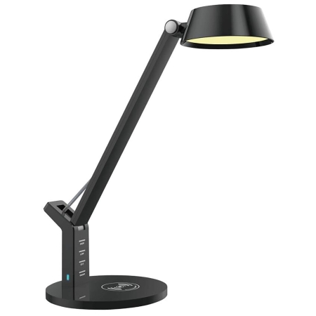 Lampka szkolna na biurko, led, nowoczesna, czarna