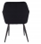 Krzesło NAPOLI, tapicerowane do jadalni, 56x57x82 cm, czarne