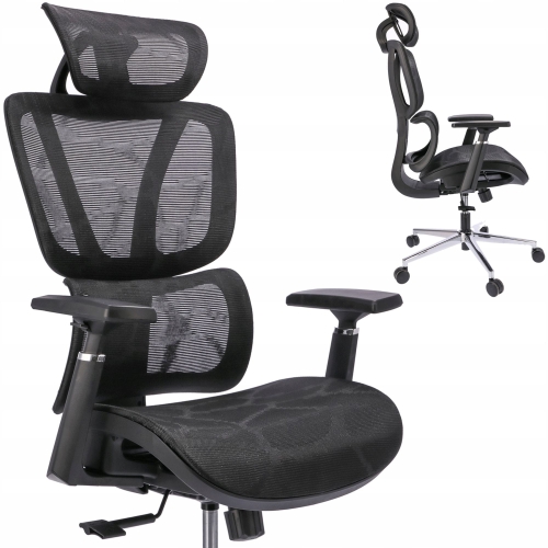 Przejdź do produktu Fotel ergonomiczny, RENO, gabinetowy, czarny