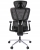 Fotel ergonomiczny, RENO, gabinetowy, czarny