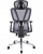  Fotel ergonomiczny, z podnóżkiem, RENO, szary