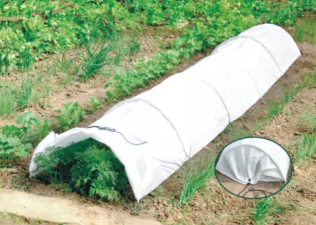 Tunel ogrodowy, zestaw 2 sztuk, mini szklarnia ogrodowa, 300x30x45 cm