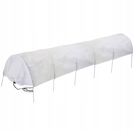 Tunel ogrodowy, zestaw 2 sztuk, mini szklarnia ogrodowa, 300x30x45 cm