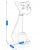 Lampka biurkowa dla dzieci, szkolna, led, kotek, 37 cm