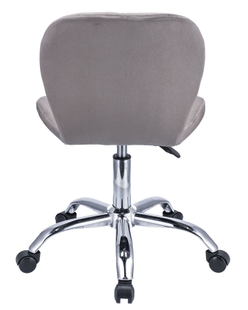 Krzesło obrotowe, SELTO, welur, szare