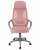 Fotel ergonomiczny, biurowy, LINDO, różowy