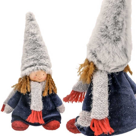 Świąteczny Aniołek, krasnal świąteczny, 25 cm