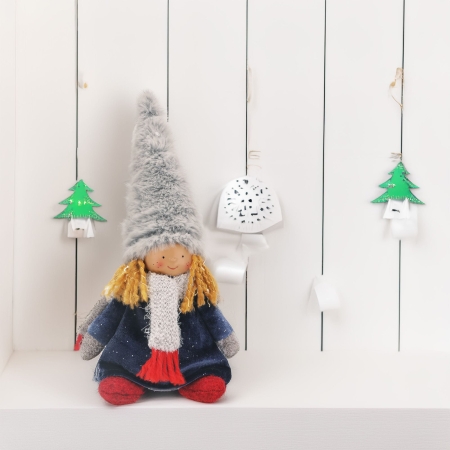 Świąteczny Aniołek, krasnal świąteczny, 25 cm