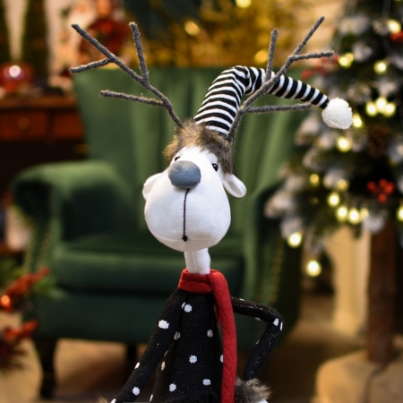 Renifer świąteczny, dekoracja świąteczna, 93 cm