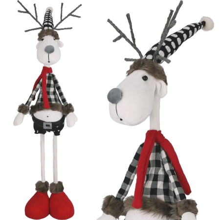 Renifer świąteczny, dekoracja świąteczna, łoś świąteczny, 93 cm