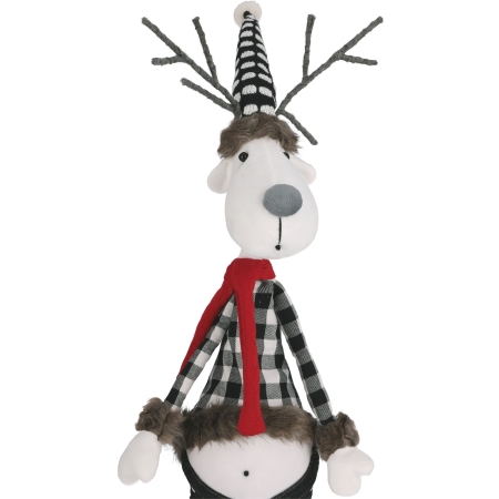 Renifer świąteczny, dekoracja świąteczna, łoś świąteczny, 93 cm