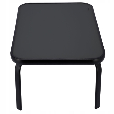 Zestaw mebli ogrodowych, BONDI, stolik, krzesła, sofa, czarne