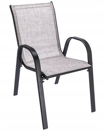 Zestaw mebli ogrodowych, BONDI, stolik, krzesła, sofa, szare