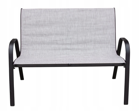 Zestaw mebli ogrodowych, BONDI, stolik, krzesła, sofa, szare