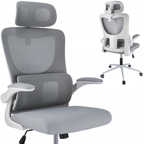 Przejdź do produktu Fotel ergonomiczny, regulowany, MIDO, szary