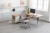 Fotel ergonomiczny, regulowany, MIDO, szary