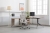Fotel ergonomiczny, regulowany, MIDO, szary