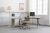 Fotel ergonomiczny, regulowany, MIDO, szary