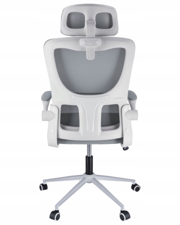 Fotel ergonomiczny, regulowany, MIDO, szary