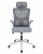 Fotel ergonomiczny, regulowany, MIDO, szary