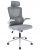 Fotel ergonomiczny, regulowany, MIDO, szary