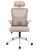 Fotel ergonomiczny, regulowany, MIDO, beżowy