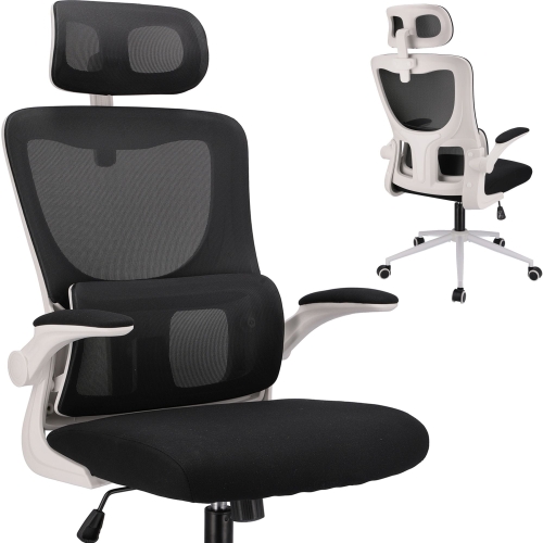 Przejdź do produktu Fotel ergonomiczny, regulowany, MIDO, czarny