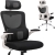 Fotel ergonomiczny, regulowany, MIDO, czarny