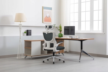 Fotel ergonomiczny, regulowany, MIDO, czarny