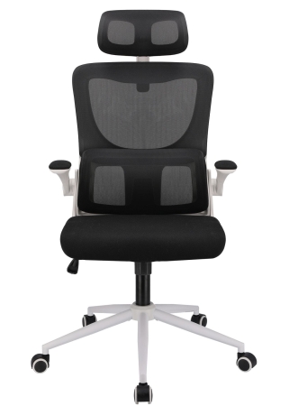 Fotel ergonomiczny, regulowany, MIDO, czarny