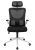 Fotel ergonomiczny, regulowany, MIDO, czarny