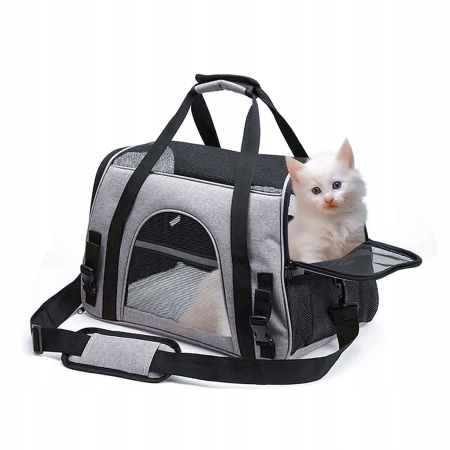 Transporter dla kota, psa, królika, zwierząt, torba do transportu, 44x25x28 cm