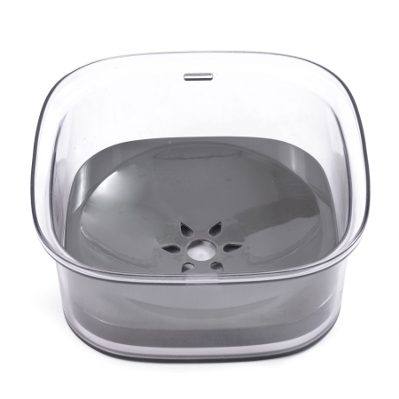 Miska niechlapiąca, miska dla psa, kota, spowalniająca picie, 21x21x9 cm