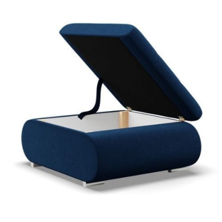 Pufa otwierana, schowek, Bosco, kronos, 70x88x42 cm, granatowa