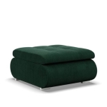 Pufa otwierana, schowek, Bosco, sztruks, 70x88x42 cm, butelkowa zieleń