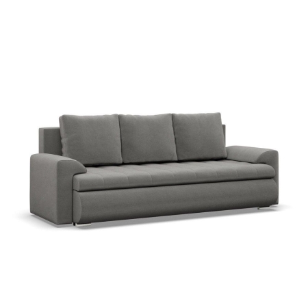 Kanapa rozkładana, Bosco, kronos, 222x96x92 cm, jasny szary