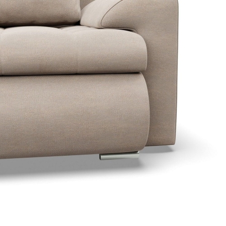 Kanapa rozkładana, Bosco, paros, 222x96x92 cm, beżowy