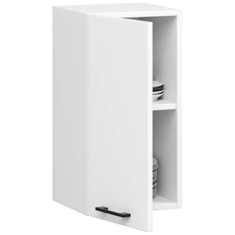 Szafka do kuchni, wąska, KLARA, 30x30x58 cm, biel, mat