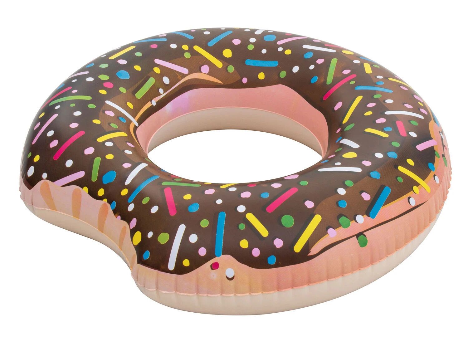 Koło do pływania, donut, Bestway, 107 cm, brązowy