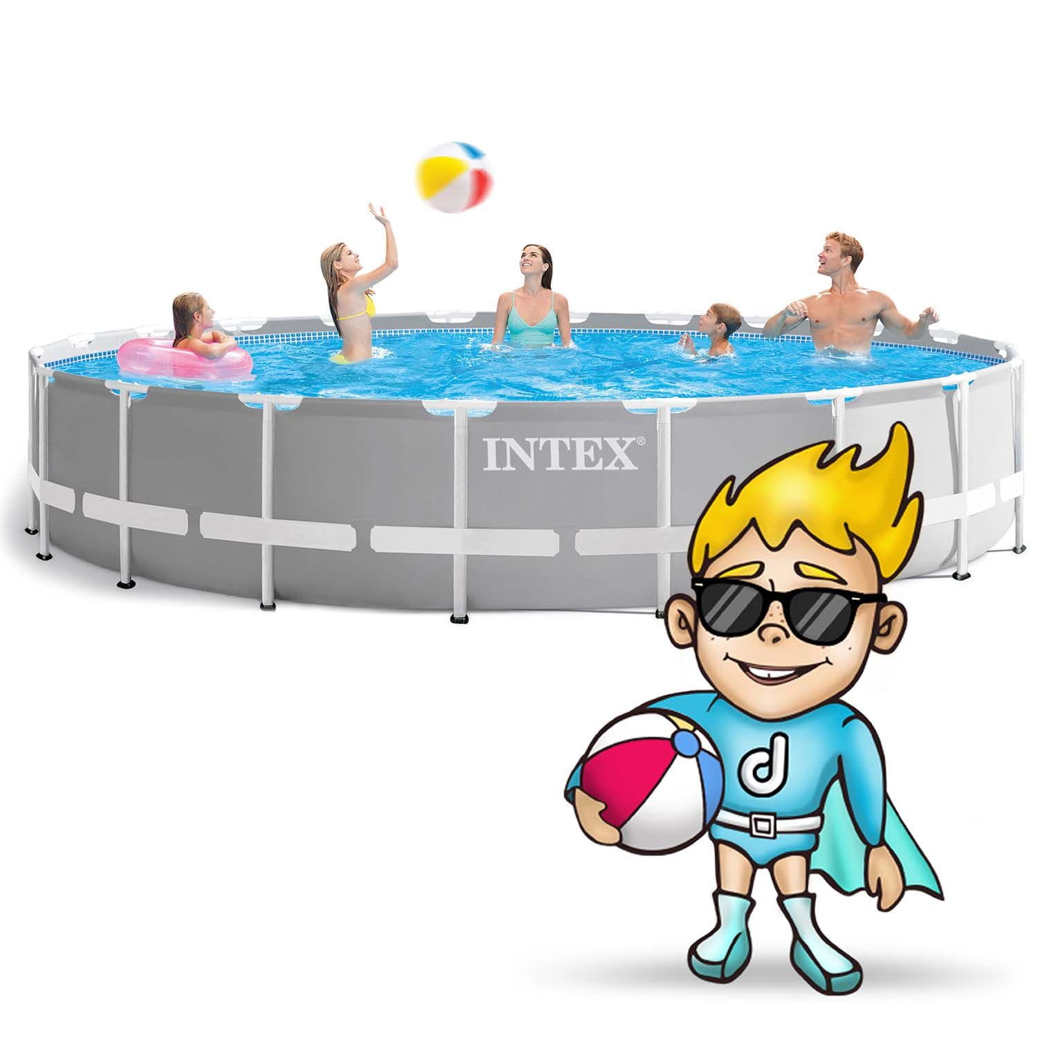 Basen ogrodowy stelażowy, zestaw 21w1, Intex, 610x132 cm + hulajnoga GRATIS