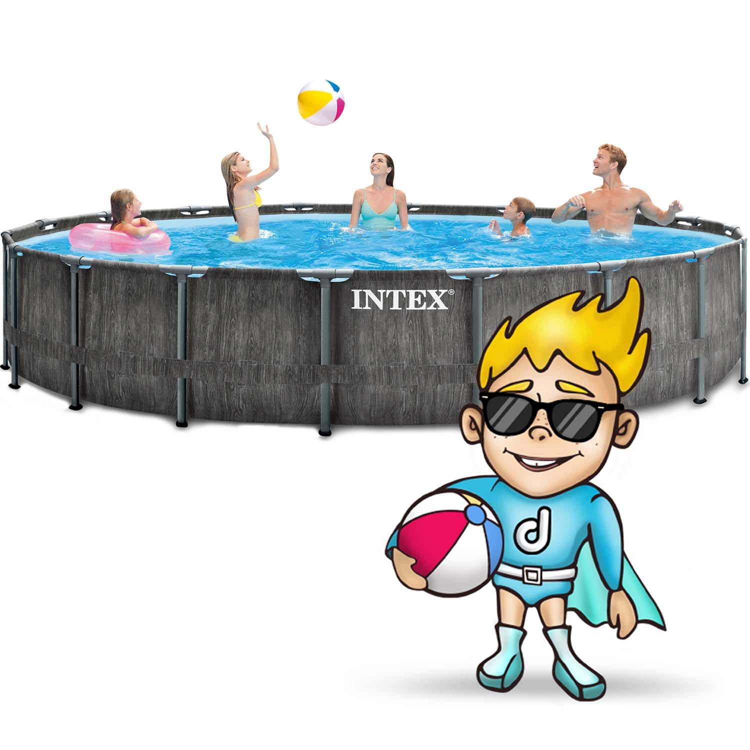 Basen ogrodowy stelażowy, 21w1, Intex, 549x122 cm + hulajnoga GRATIS