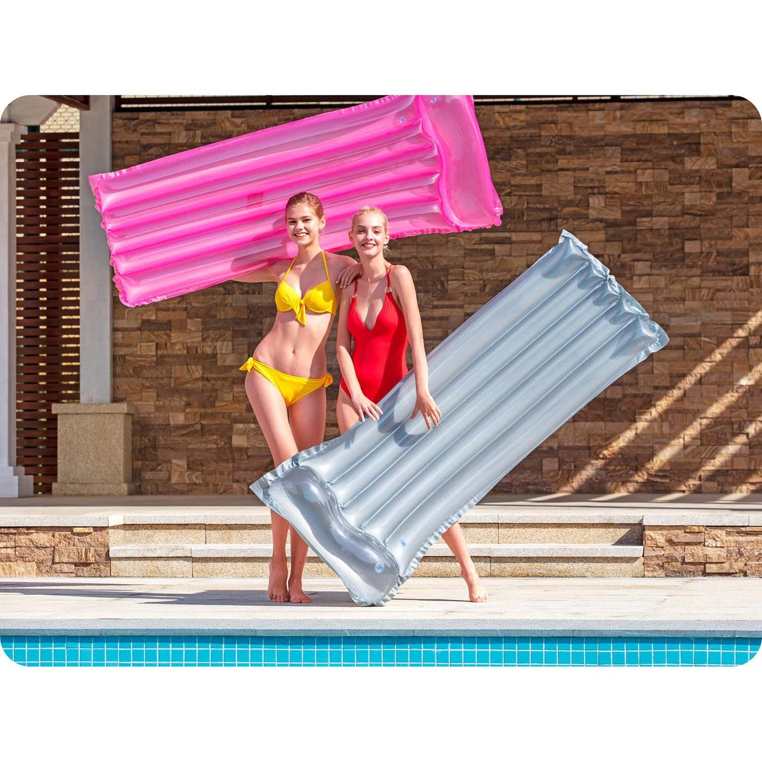 Materac plażowy, Bestway, 183x76 cm, różowy