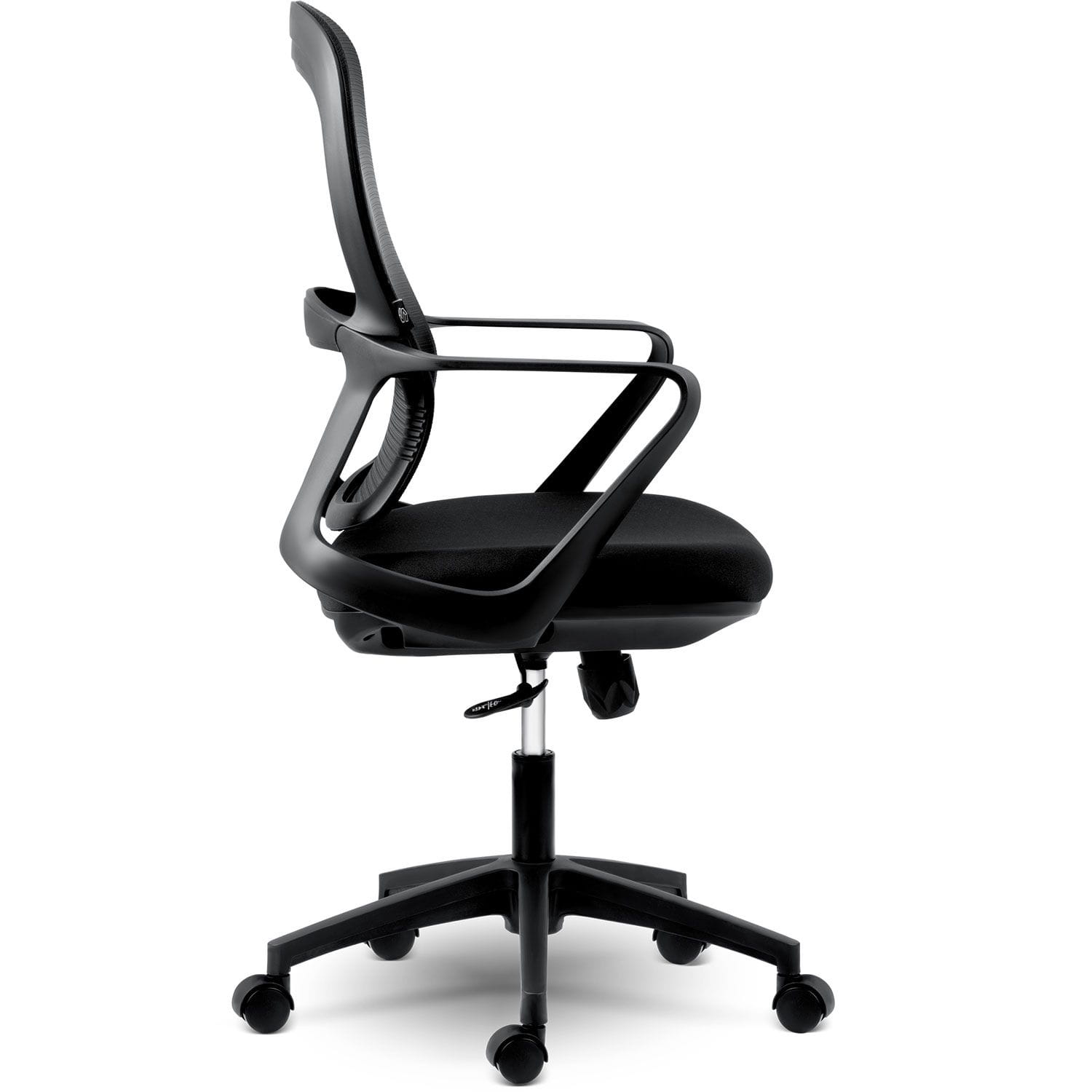 Fotel do biura, obrotowy, wentylowany, Haga, czarny