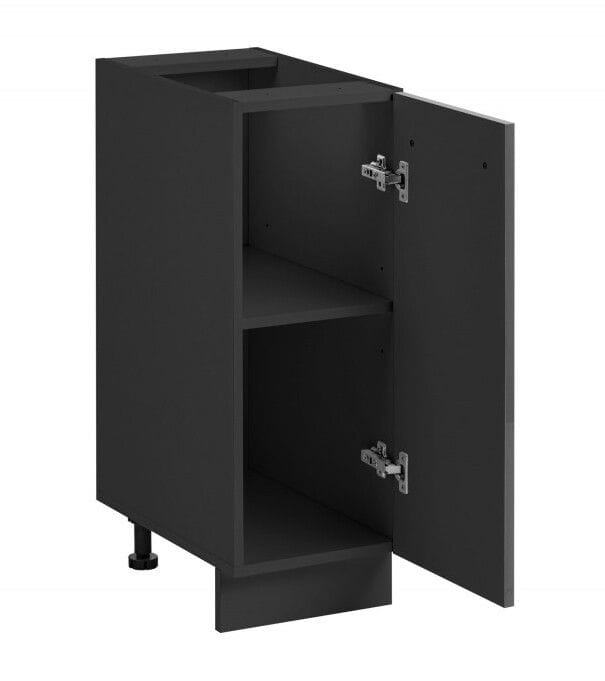 Szafka kuchenna stojąca, Frida, 30x45x81 cm, szary grafit, mat