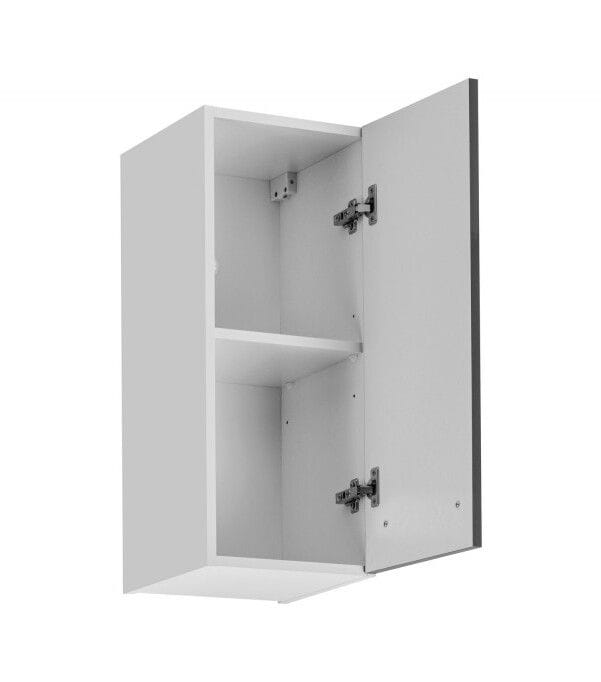 Szafka kuchenna, wisząca, Frida, 30x30x72 cm, biały, grafit, połysk